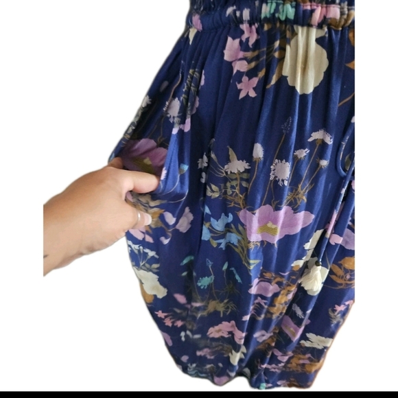 Spell And The Gypsy Womens Wild Bloom Strappy Pantsuit in Navy M - Picture 8 of 13